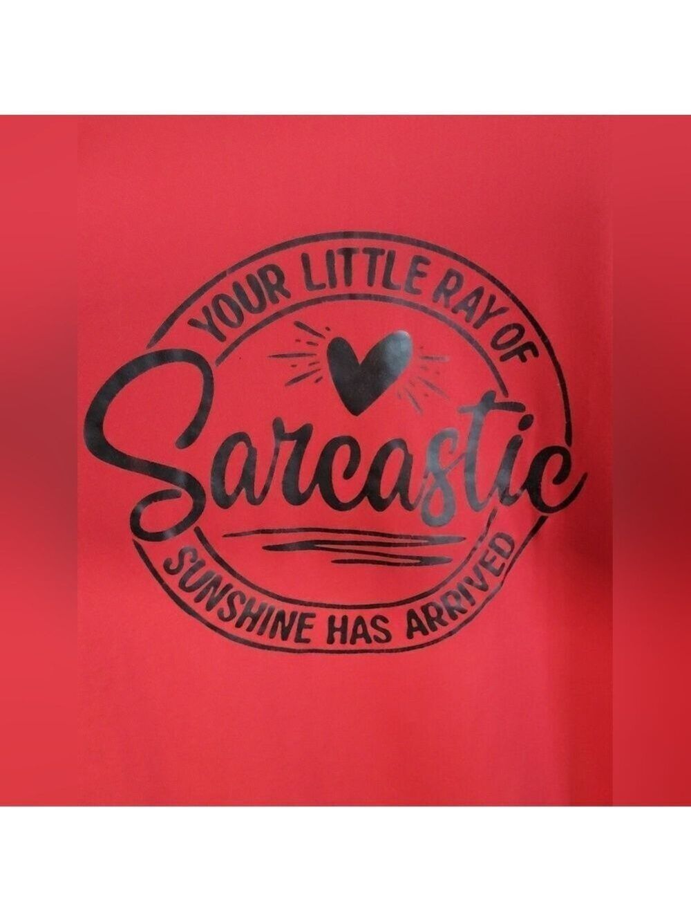 Women's Red Graphic Tee - Short Sleeve